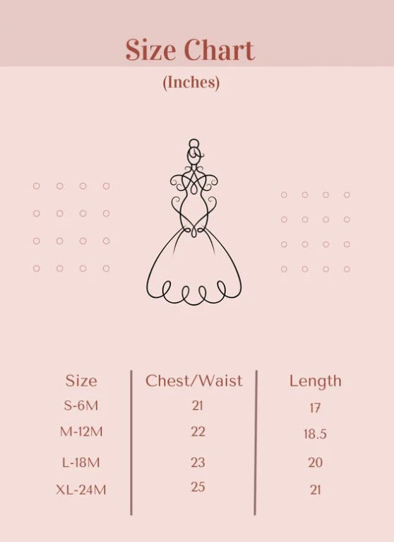 534-A Luxurious Princess Ballgown Baby Dress with Floral Trim
