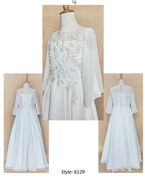 ChloeP 6129 First Communion or Flower Girl Dress