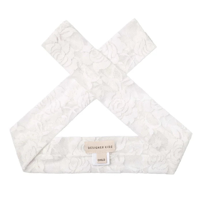 Candi Lace Headband - Ivory