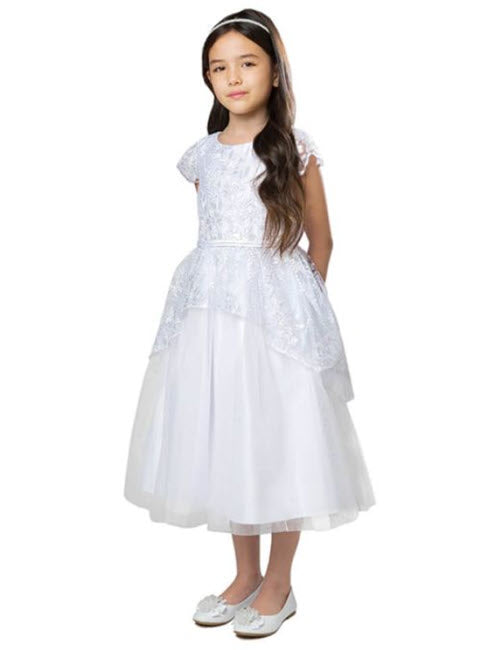 EK 915 First Communion or Flower Girl Dress