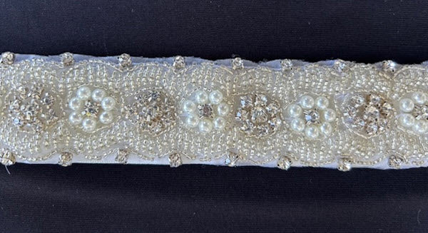 Pearl and Diamante belt