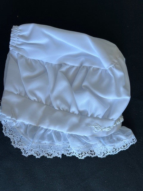 06802 Elegant Christening Gown with Smocking and Embroidery