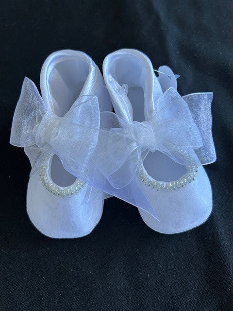 A202 Beaded Baby Shoe