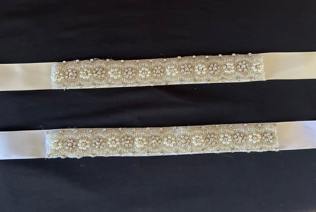 Pearl and Diamante belt