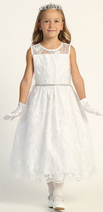 EK 206 First Communion or Flower Girl Dress
