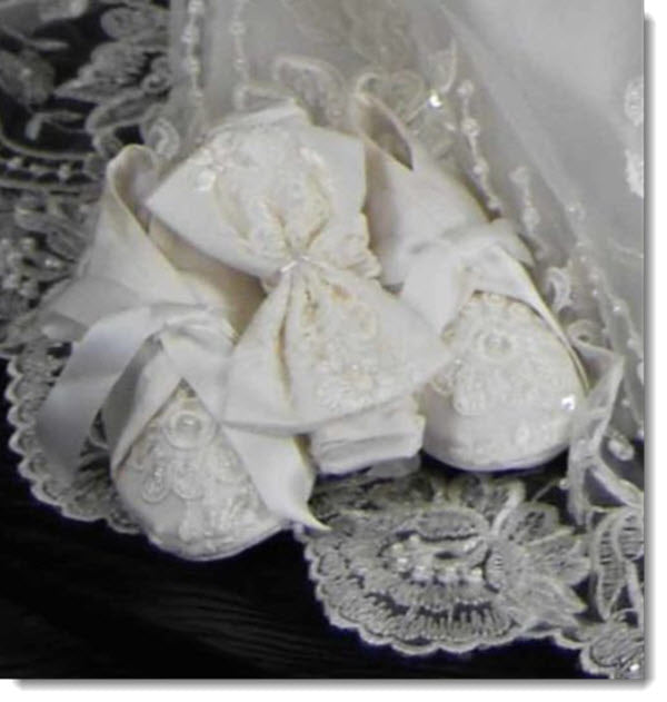 4219 SP Girls’ Silk Christening Gown