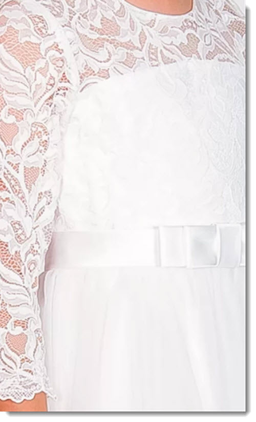 chloe p 6116 first communion - flower girl dress