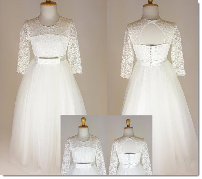 chloe p 6116 first communion - flower girl dress