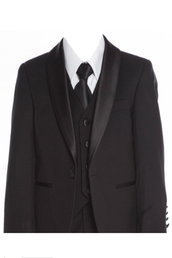 640 - black tailored slim fit suit/tuxedo -black, indigo blue, grey, burgundy and white