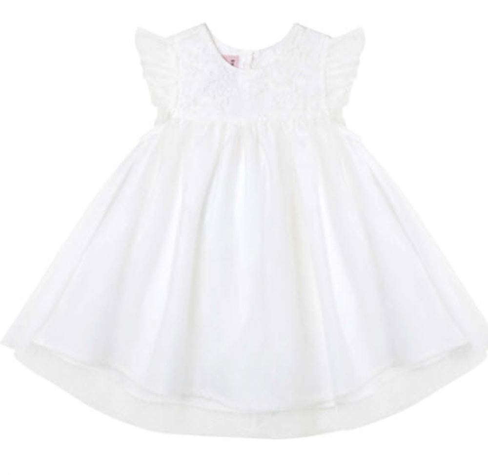 connie christening dress & cardigan set