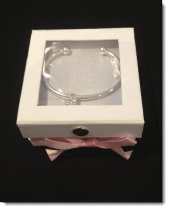 Silverplate Cuff W/Cross charm - Little Angels Couture - 2