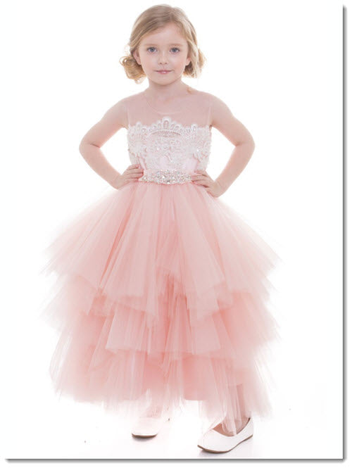 ek 28 - multi tiered flower girl dress