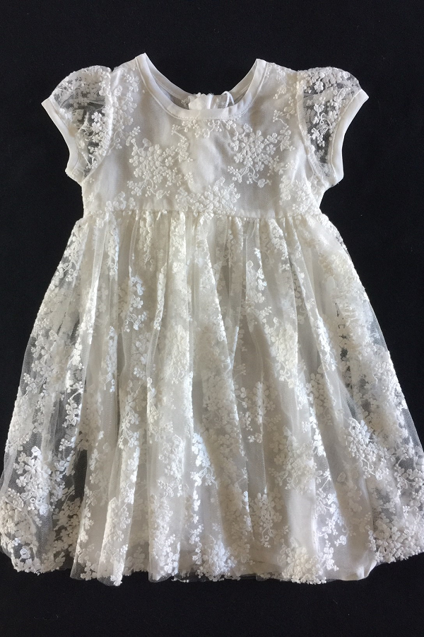 sophia christening gown - ivory