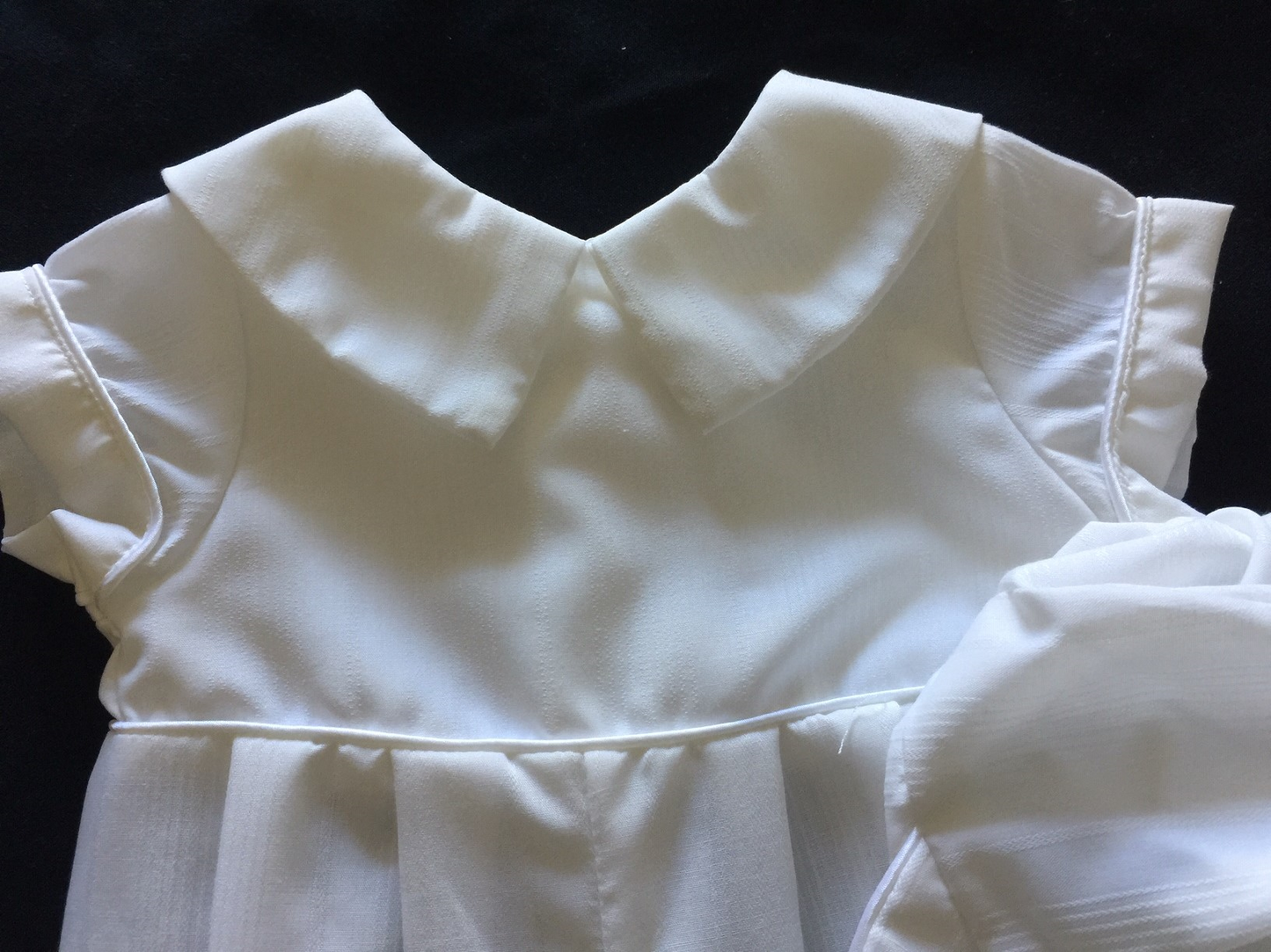 pipo b - polycotton christening romper