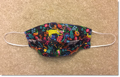 Kids- Animal Magic Reversible Pleated Face Mask