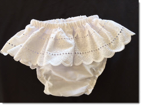 Cotton bloomers with Broderie Lace