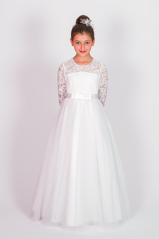 chloe p 6116 first communion - flower girl dress