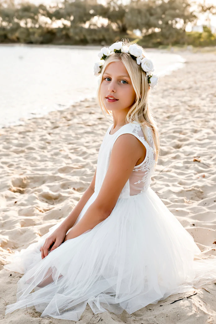 Ivory tutu best sale dress
