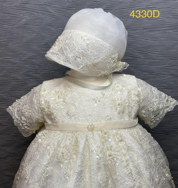 4330 D Girls’ Silk Christening Dress