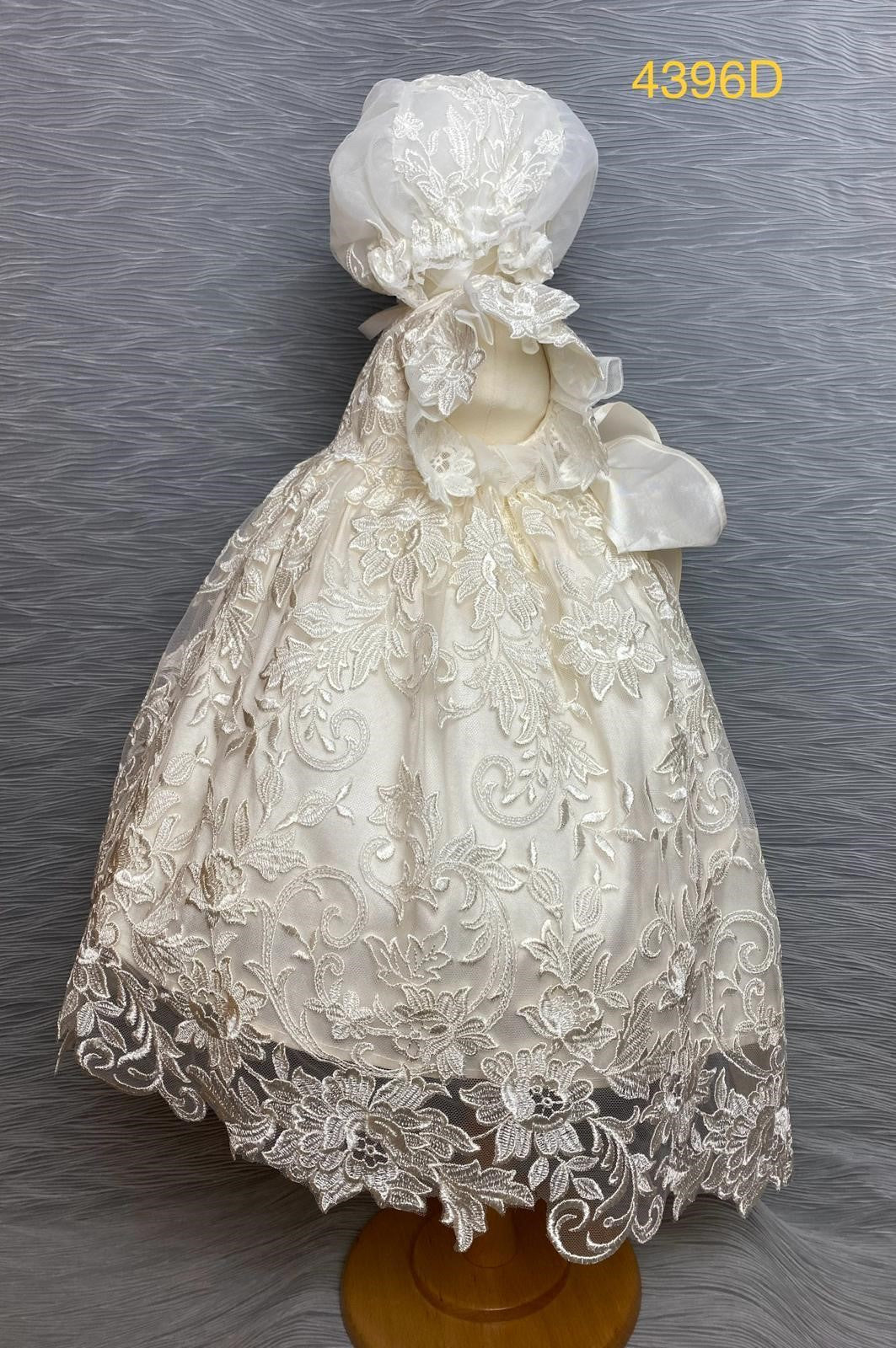 4396 D Girls’ Silk Christening Dress