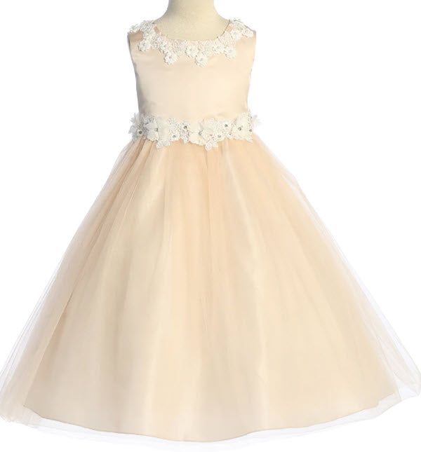 458 Luxurious Princess First Communion or Flower Girl Dress