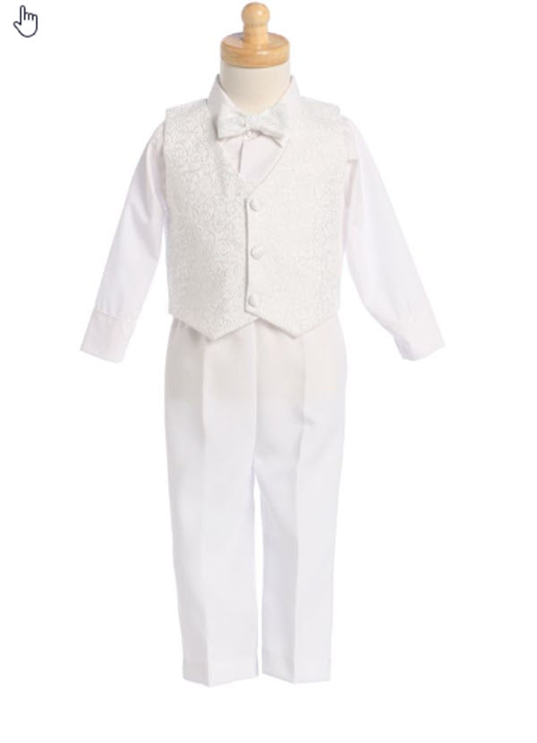 8590 Boys vest suit