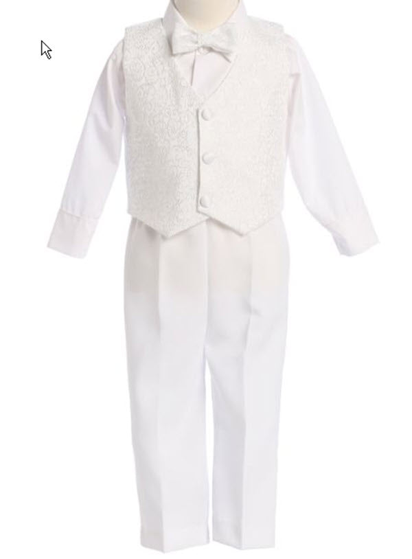 8590 Boys vest suit