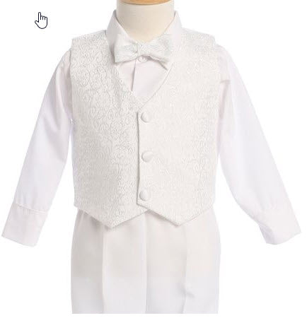 8590 Boys vest suit