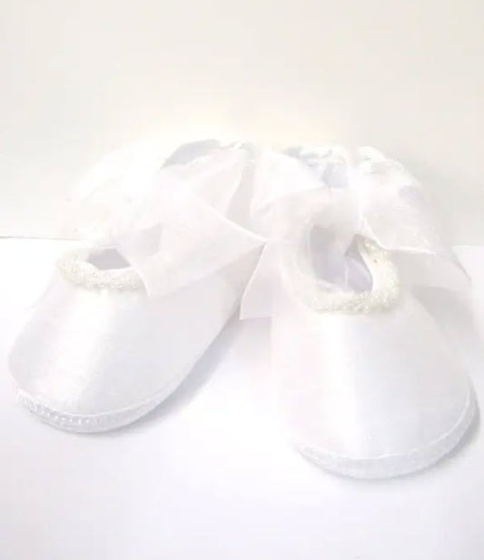 A202 Beaded Baby Shoe
