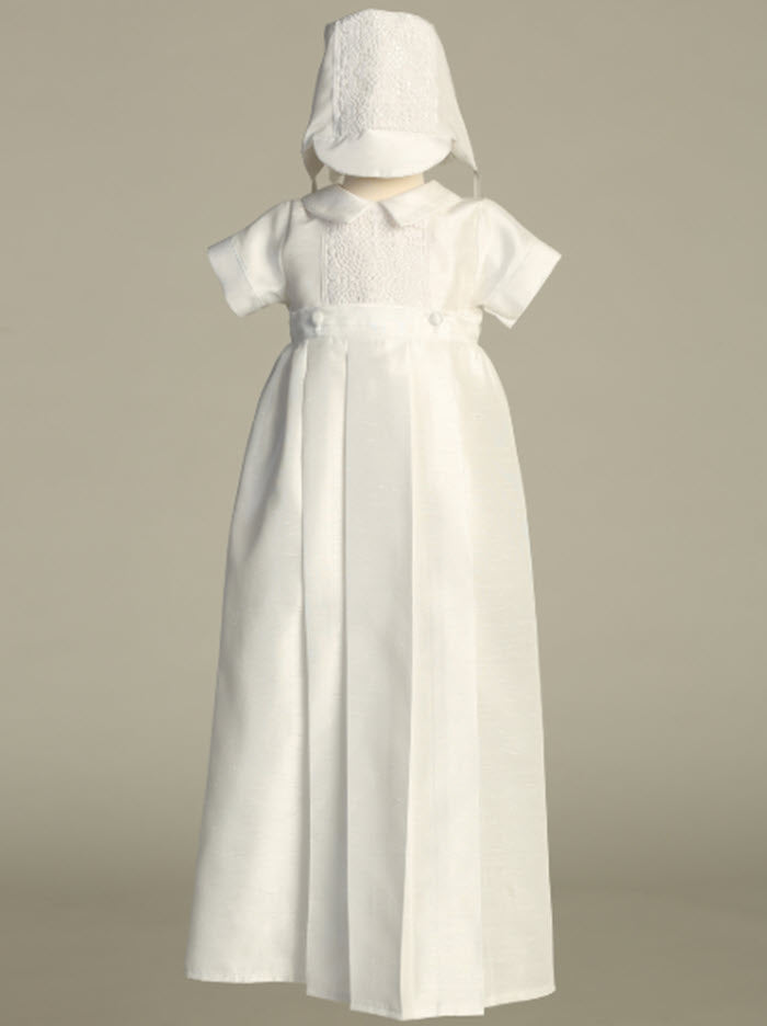 Brody - Detachable shantung gown/ Romper