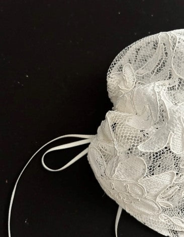 Beautiful Corded Net Lace Bonnet