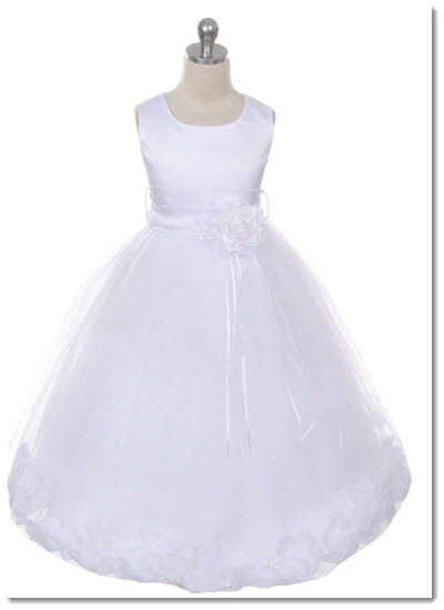 160 C Sequin Top Petal Dress