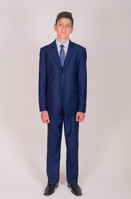 468 Mid Blue Boys Suit