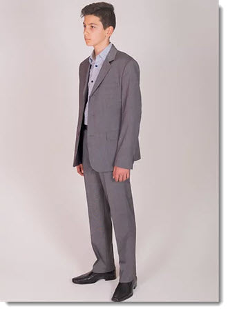 470 Boys Grey Suit