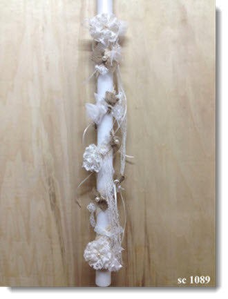 Candle decoration 1089 - Little Angels Couture