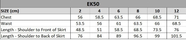 EK 50  Hi Lo Dress