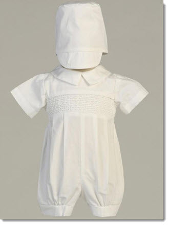 Jeremy - Smocked Cotton Romper