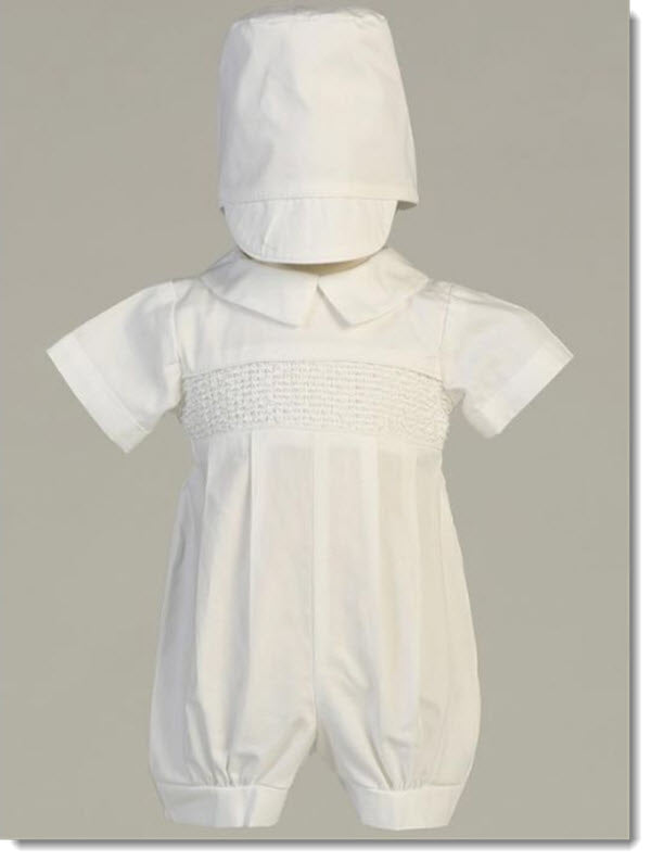 Jeremy - Smocked Cotton Romper