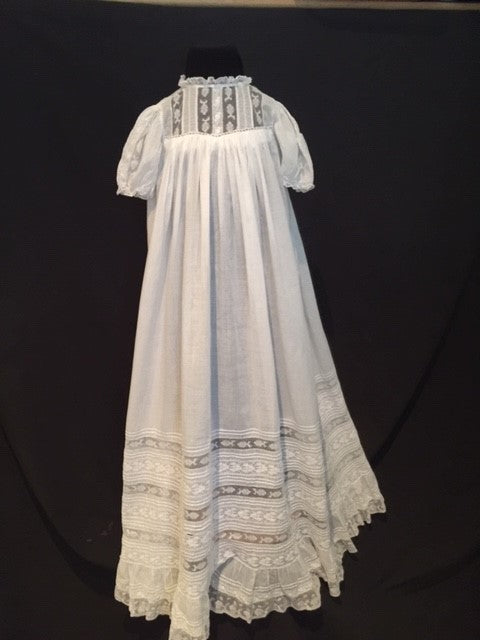 late victorian christening gown