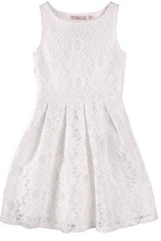 dk melrose avenue dress - ivory