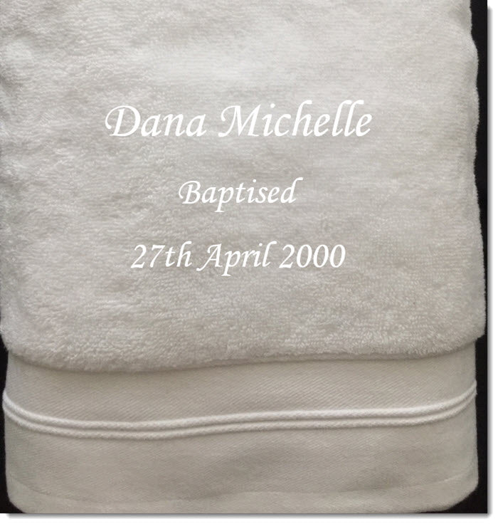 Baptism Towels