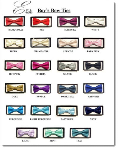 boys boxed bow tie