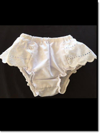 Cotton bloomers with Broderie Lace