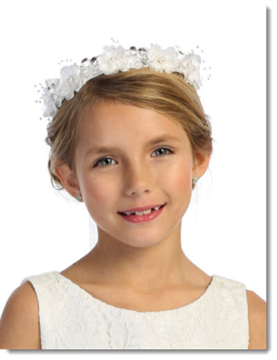 Crown 29 Rhinestone Crystal Flower Crown