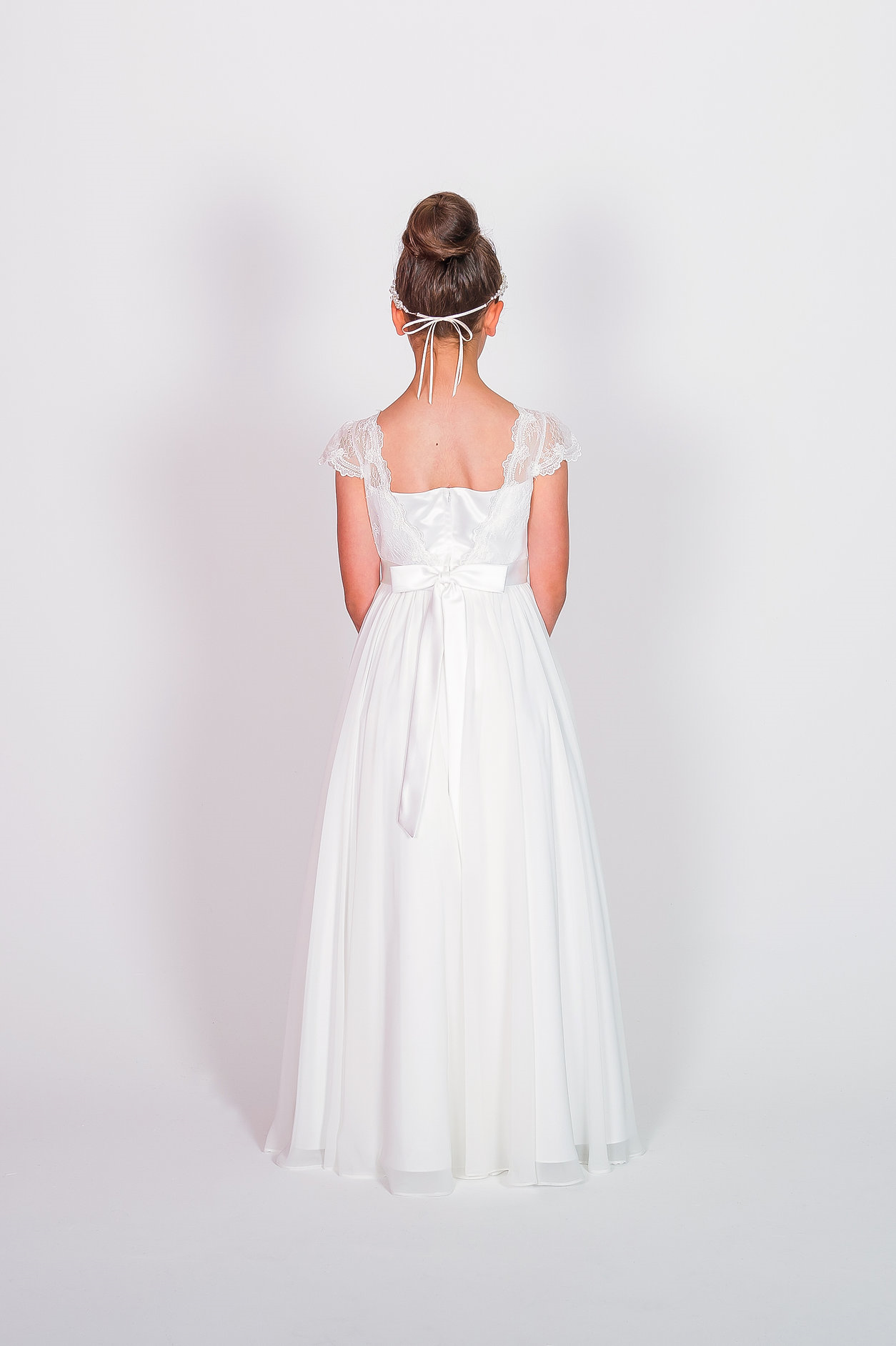 Chloe P 6115 FIRST COMMUNION FLOWER GIRL DRESS Little Angels Couture