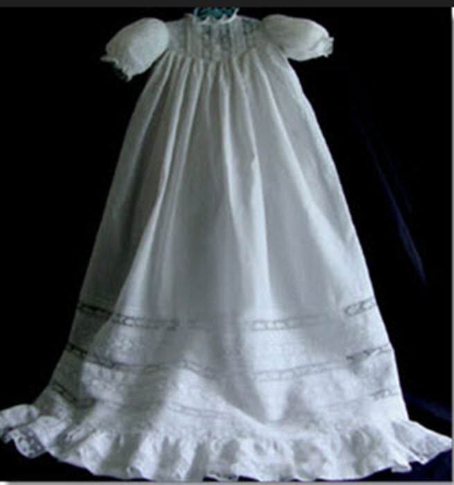 Late Victorian Christening Gown