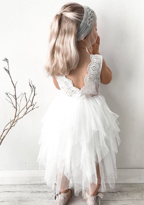 melody tulle dress - ivory