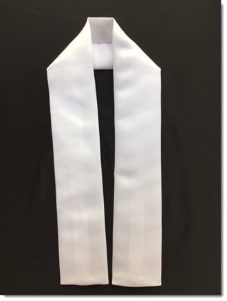 plain  satin stole