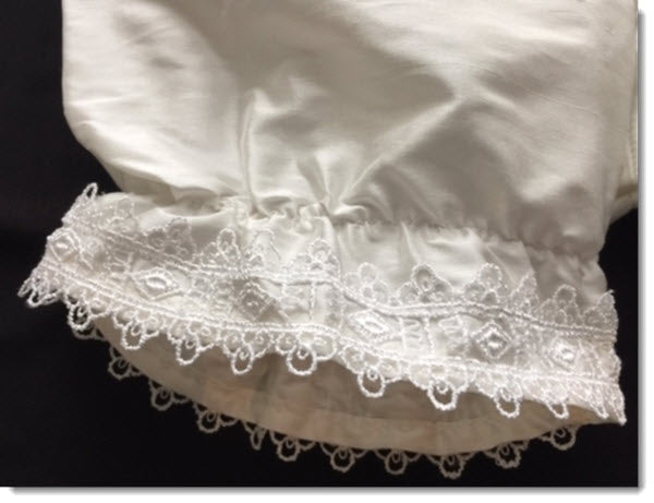 Silk Bloomers with lace edge