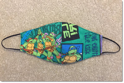 Kids Double Turtles Face Mask